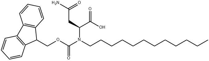 Fmoc-L-Asn(lauryl)-OH 结构式