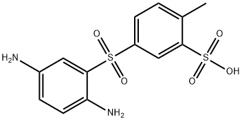 2,5-二氨基-4'-甲基二苯砜-3'-磺酸 结构式