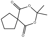 7,9-Dioxaspiro[4.5]decane-6,10-dione, 8,8-dimethyl- 结构式