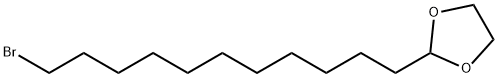 2-(11-BROMOUNDECYL)-1,3-DIOXOLANE 结构式