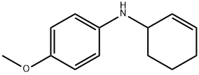 Benzenamine, N-2-cyclohexen-1-yl-4-methoxy- 结构式