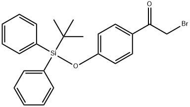 2-Bromo-1-(4-((tert-butyldiphenylsilyl)oxy)phenyl)ethanone 结构式