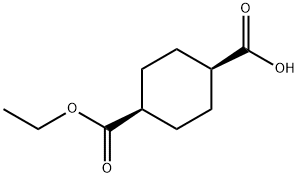 1,?4-?Cyclohexanedicarboxy?lic acid, 1-?ethyl ester, cis- 结构式