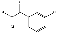 Ethanone, 2,2-dichloro-1-(3-chlorophenyl)- 结构式