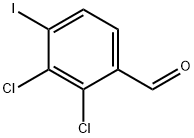 2,3-二氯-4-碘苯甲醛 结构式