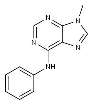 9H-Purin-6-amine, 9-methyl-N-phenyl- 结构式