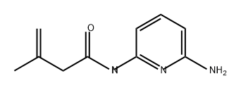 3-Butenamide, N-(6-amino-2-pyridinyl)-3-methyl- 结构式