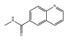 6-Quinolinecarboxamide, N-methyl- 结构式