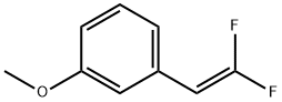 Benzene, 1-(2,2-difluoroethenyl)-3-methoxy- 结构式
