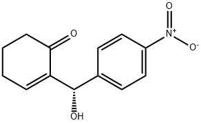 (S)-2-(羟基(4-硝基苯基)甲基)环己基-2-烯-1-酮 结构式