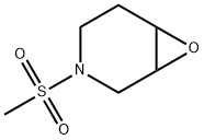 3-(甲磺酰基)-7-氧杂-3-氮杂双环[4.1.0]庚烷 结构式