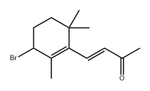 3-Buten-2-one, 4-(3-bromo-2,6,6-trimethyl-1-cyclohexen-1-yl)-, (3E)- 结构式