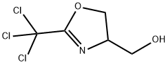 4-Oxazolemethanol, 4,5-dihydro-2-(trichloromethyl)- 结构式