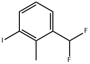 Benzene, 1-(difluoromethyl)-3-iodo-2-methyl- 结构式