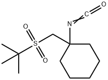 Cyclohexane, 1-[[(1,1-dimethylethyl)sulfonyl]methyl]-1-isocyanato- 结构式