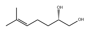 (S)-6-甲基庚-5-烯-1,2-二醇 结构式