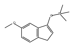 1H-Indene, 5-methoxy-3-[(trimethylsilyl)oxy]- 结构式