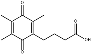 2,3,5-三甲基环己-6-丁酸-2,5-二烯-1,4-二酮 结构式