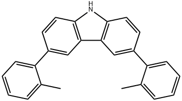 3,6-双(2-甲基苯基)-9H-咔唑 结构式