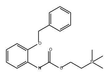Carbamic acid, [2-(phenylmethoxy)phenyl]-, 2-(trimethylsilyl)ethyl ester (9CI) 结构式