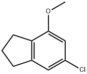 1H-Indene, 6-chloro-2,3-dihydro-4-methoxy- 结构式