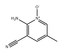 3-Pyridinecarbonitrile, 2-amino-5-methyl-, 1-oxide 结构式