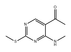 1-(4-(甲氨基)-2-(甲硫基)嘧啶-5-基)乙-1-酮 结构式