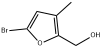 (5-溴-3-甲基呋喃-2-基)甲醇 结构式