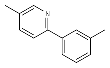 5-甲基-2-间甲苯基吡啶 结构式