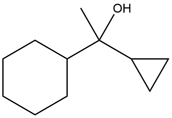 1-环己基-1-环丙基乙醇 结构式