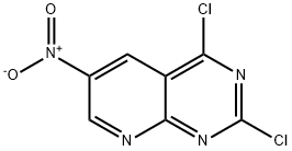 Pyrido[2,3-d]pyrimidine, 2,4-dichloro-6-nitro- 结构式