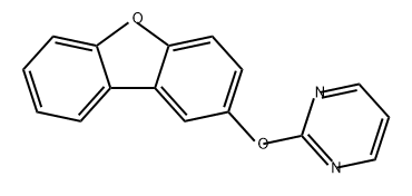 2-(二苯并[B,D]呋喃-2-基氧基)嘧啶 结构式