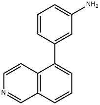 3-(Isoquinolin-5-yl)aniline 结构式