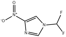 1H-Imidazole, 1-(difluoromethyl)-4-nitro- 结构式