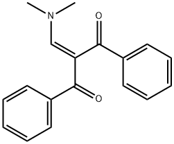 1,3-Propanedione, 2-[(dimethylamino)methylene]-1,3-diphenyl- 结构式
