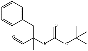 TERT-BUTYL (2-METHYL-1-OXO-3-PHENYLPROPAN-2-YL)CARBAMATE 结构式