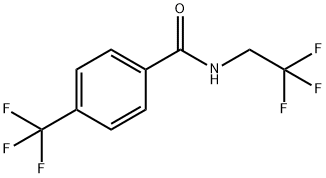Benzamide, N-(2,2,2-trifluoroethyl)-4-(trifluoromethyl)- 结构式