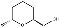 rac-[(2R,6R)-6-methyloxan-2-yl]methanol 结构式