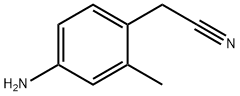 2-(4-氨基-2-甲基苯基)乙腈 结构式