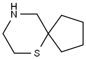 6-thia-9-azaspiro[4.5]decane 结构式