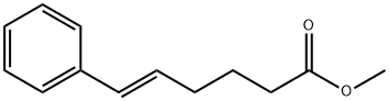 5-Hexenoic acid, 6-phenyl-, methyl ester, (5E)- 结构式