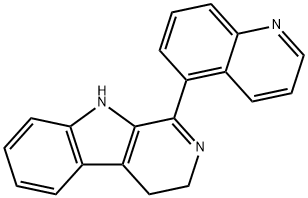 1-(Quinolin-5-yl)-3,4-dihydro-β-carboline 结构式