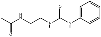 Acetamide, N-[2-[[(phenylamino)carbonyl]amino]ethyl]- 结构式