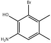 6-Amino-2-bromo-3,4-dimethylphenol 结构式