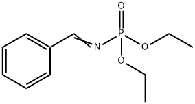 Phosphoramidic acid, N-(phenylmethylene)-, diethyl ester 结构式