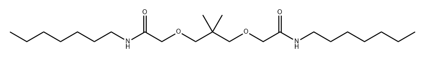 Acetamide, 2,2'-[(2,2-dimethyl-1,3-propanediyl)bis(oxy)]bis[N-heptyl- 结构式