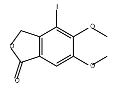 1(3H)-Isobenzofuranone, 4-iodo-5,6-dimethoxy- 结构式