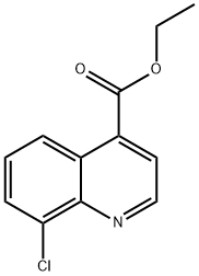 Ethyl 8-chloroquinoline-4-carboxylate 结构式
