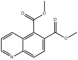 5,6-Quinolinedicarboxylic acid, 5,6-dimethyl ester 结构式