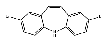 5H-Dibenz[b,f]azepine, 2,8-dibromo- 结构式